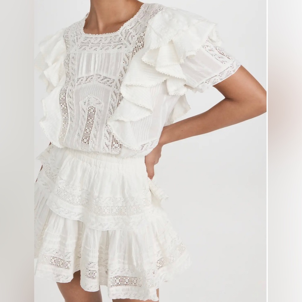 LoveShackFancy Stella Dress S NWT